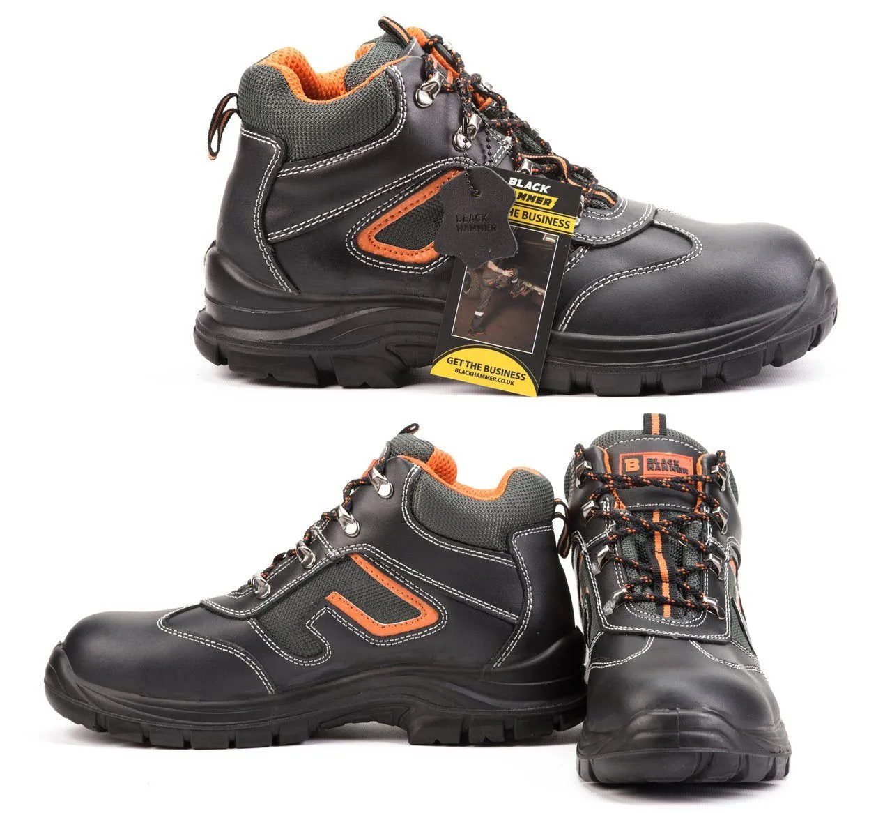 6652 Mens Leather Safety Boots