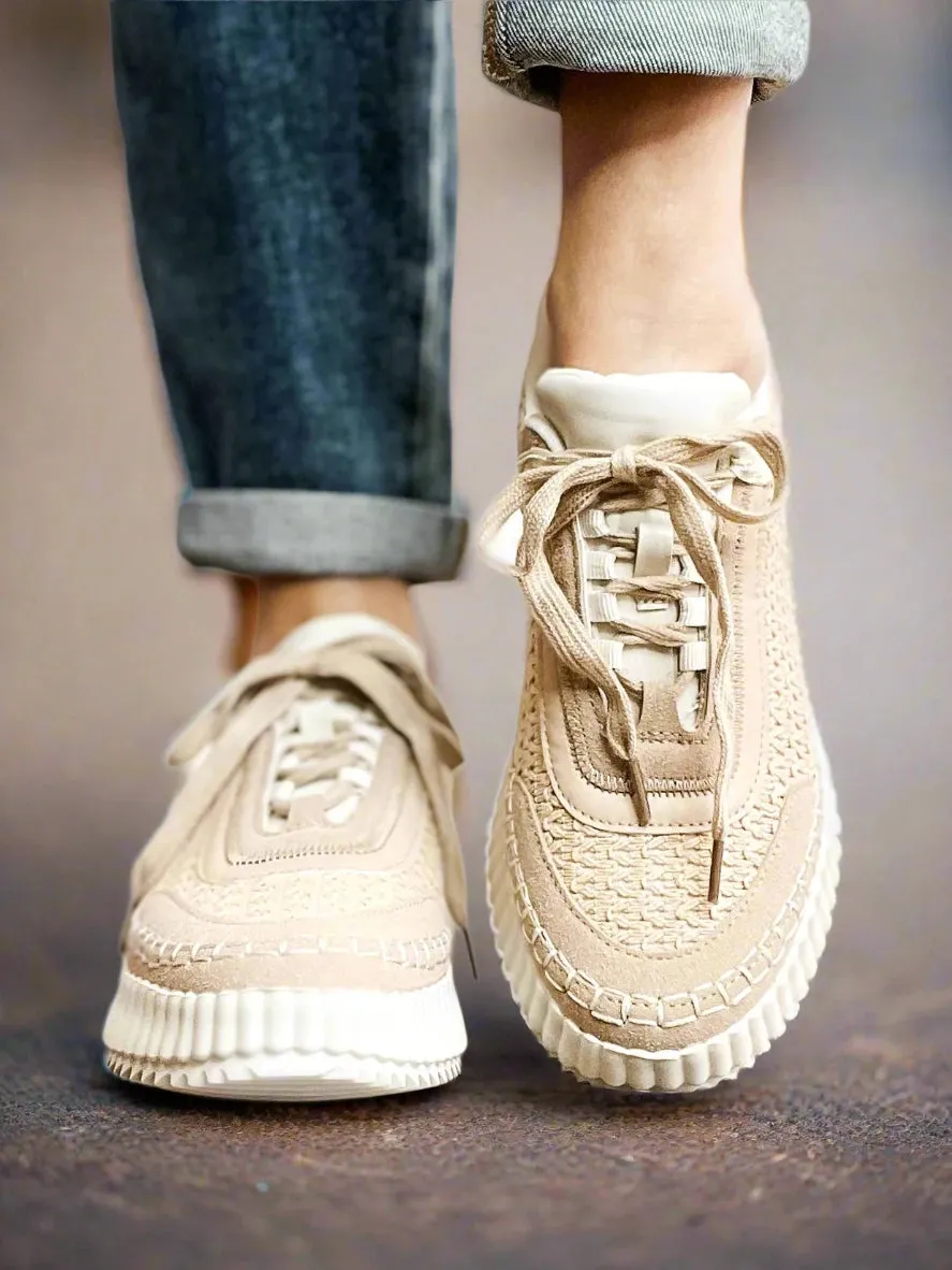 Adventure Beige Tennis Shoe