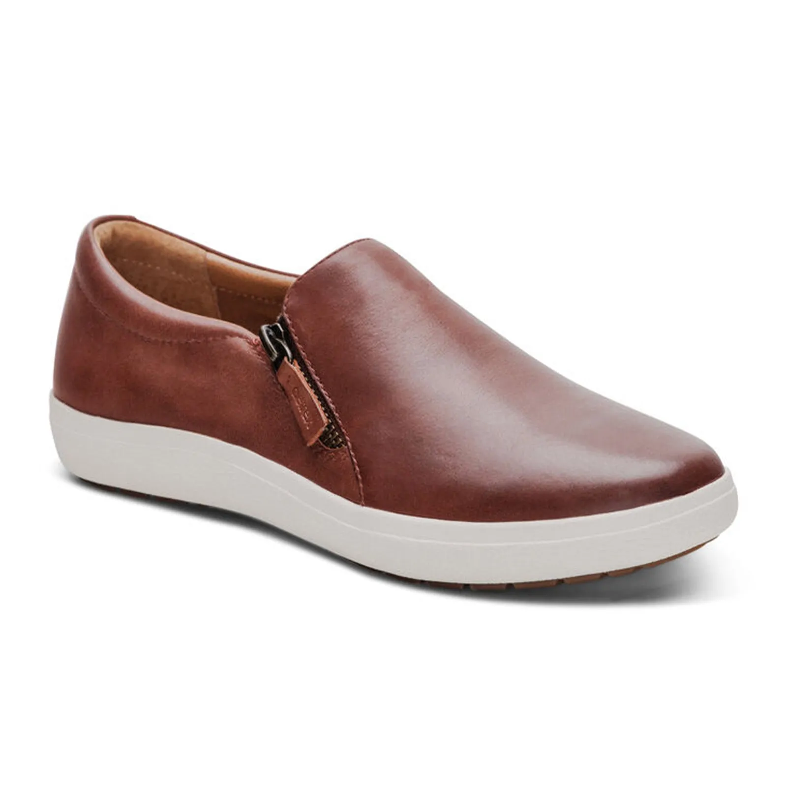 Aetrex Jenna Slip On (Women) - Brown