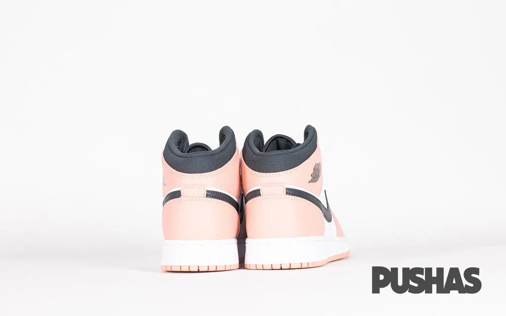 Air Jordan 1 Mid 'Pink Quartz' GS