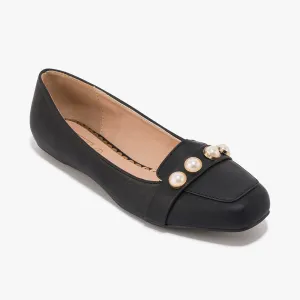 Black Pearl Detail Flat Belly