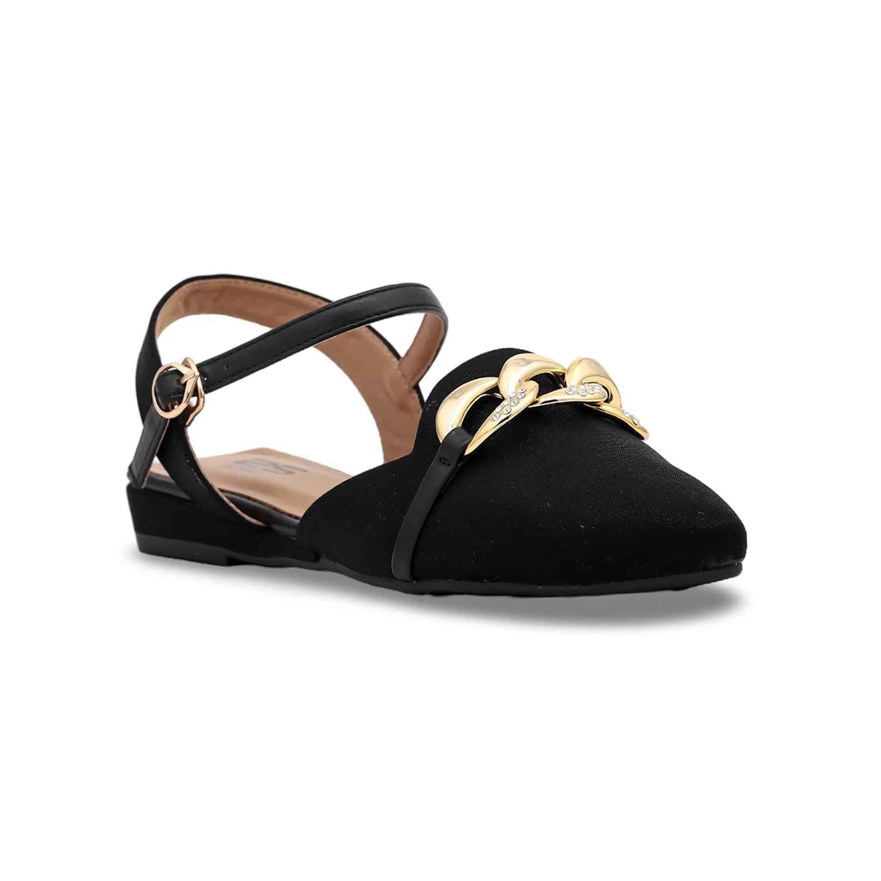 Black Sling Back Flats WN5316