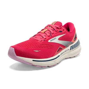 Brooks Women’s Adrenaline GTS 23 Supportive Running Shoe - Raspberry/Papaya/Blue - 11.5 Medium