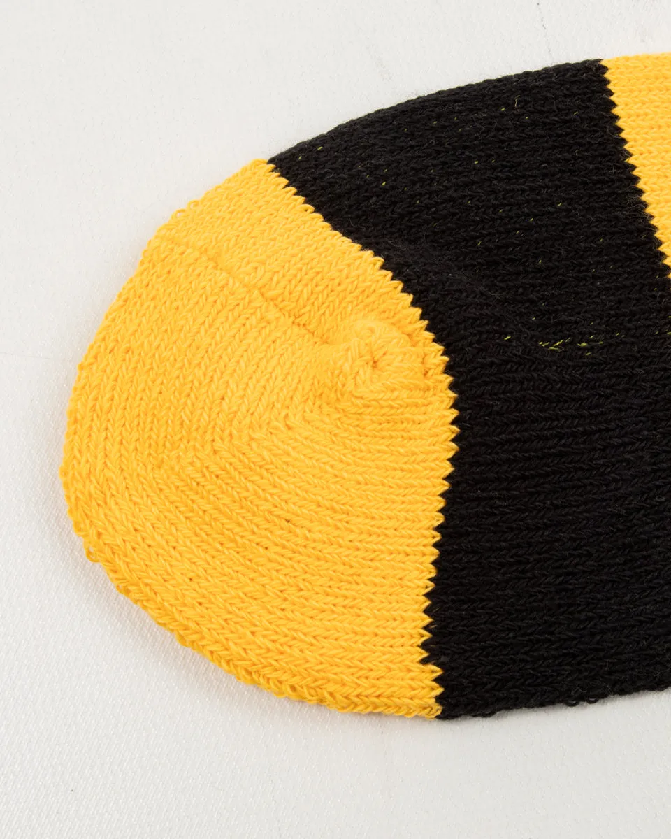 Buco Striped Action Socks - Yellow/Black