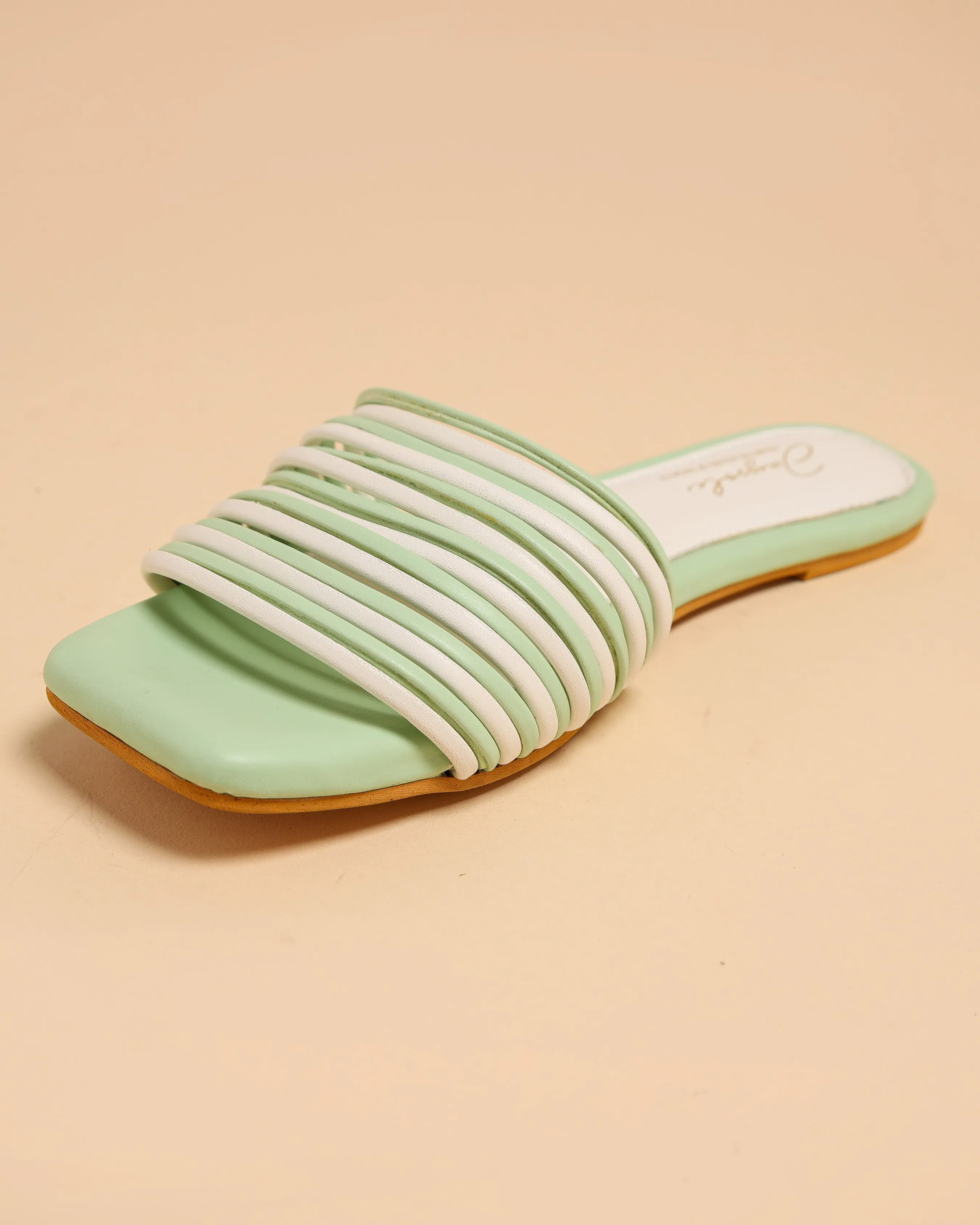 Bud Green Strips Flats