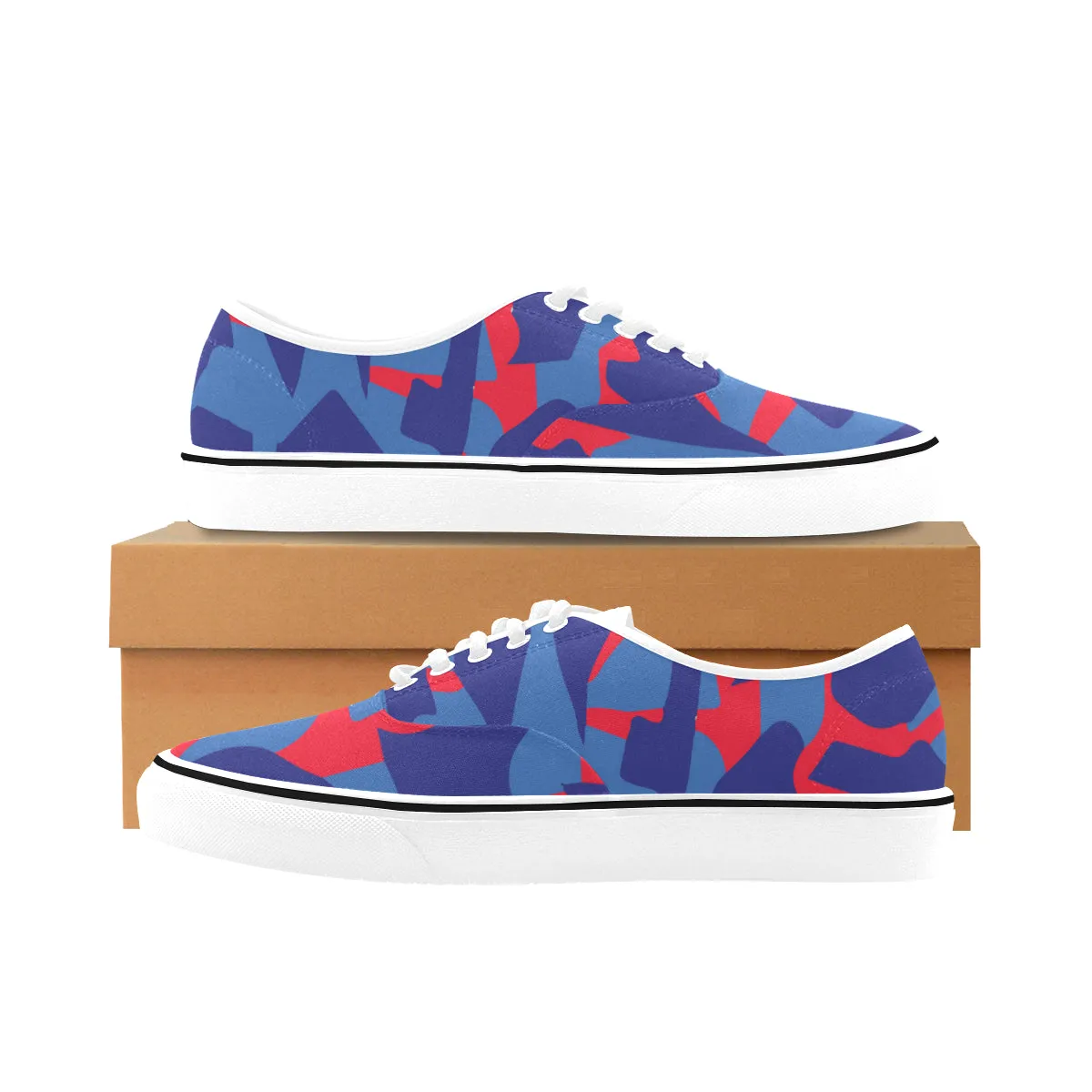 Buy Men's Camouflage Print Canvas Low Top Shoes at TFS