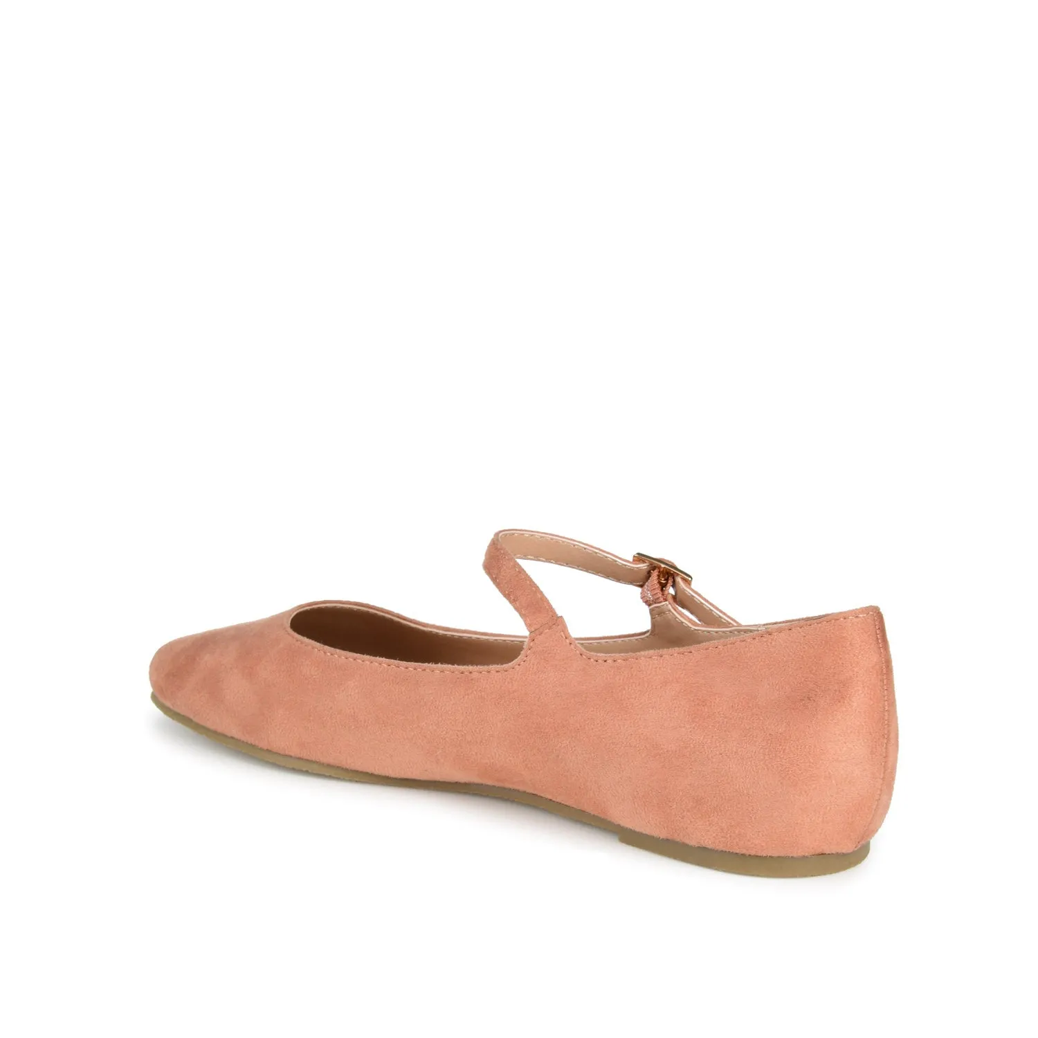 CARRIE BALLET FLATS IN FAUX SUEDE