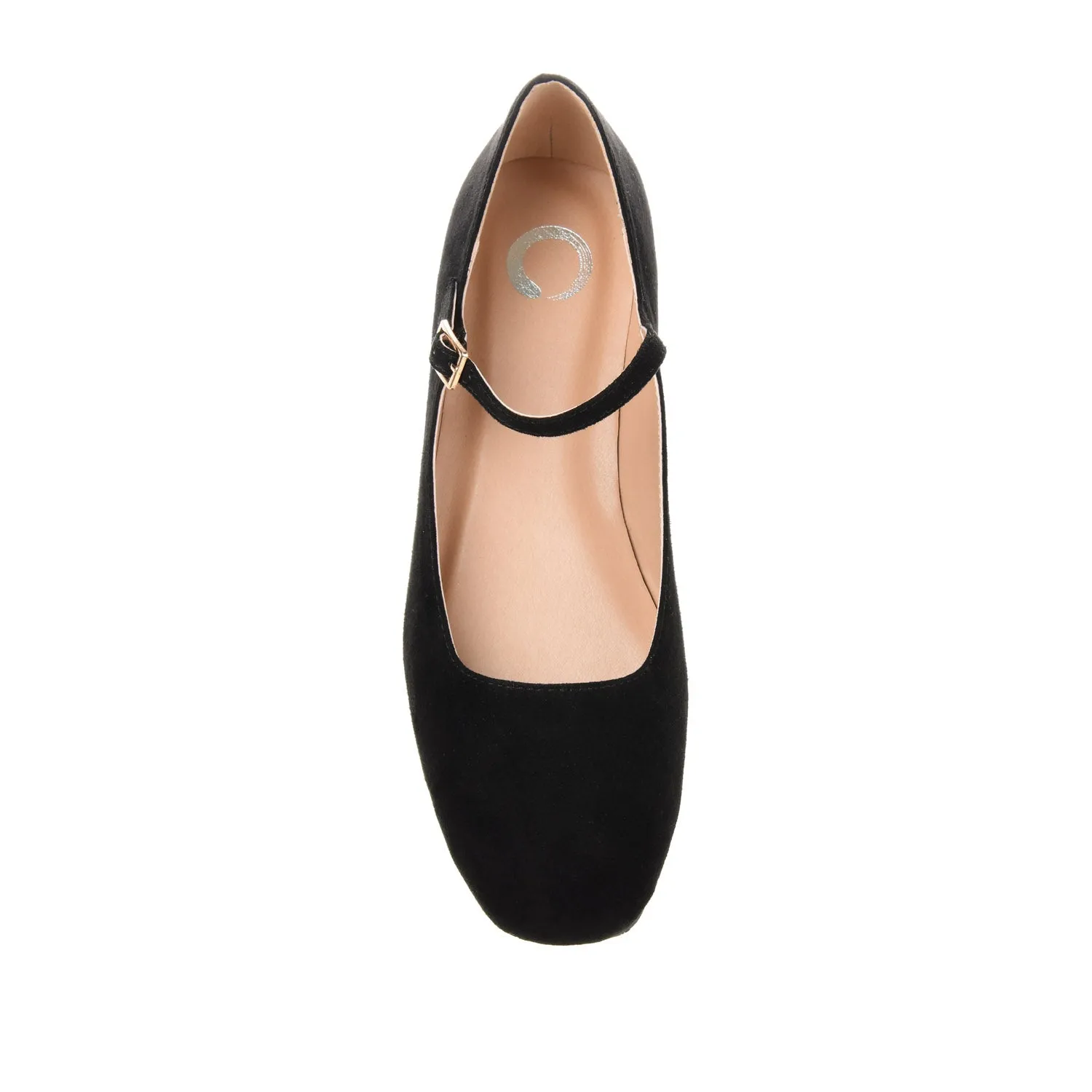 CARRIE BALLET FLATS IN FAUX SUEDE