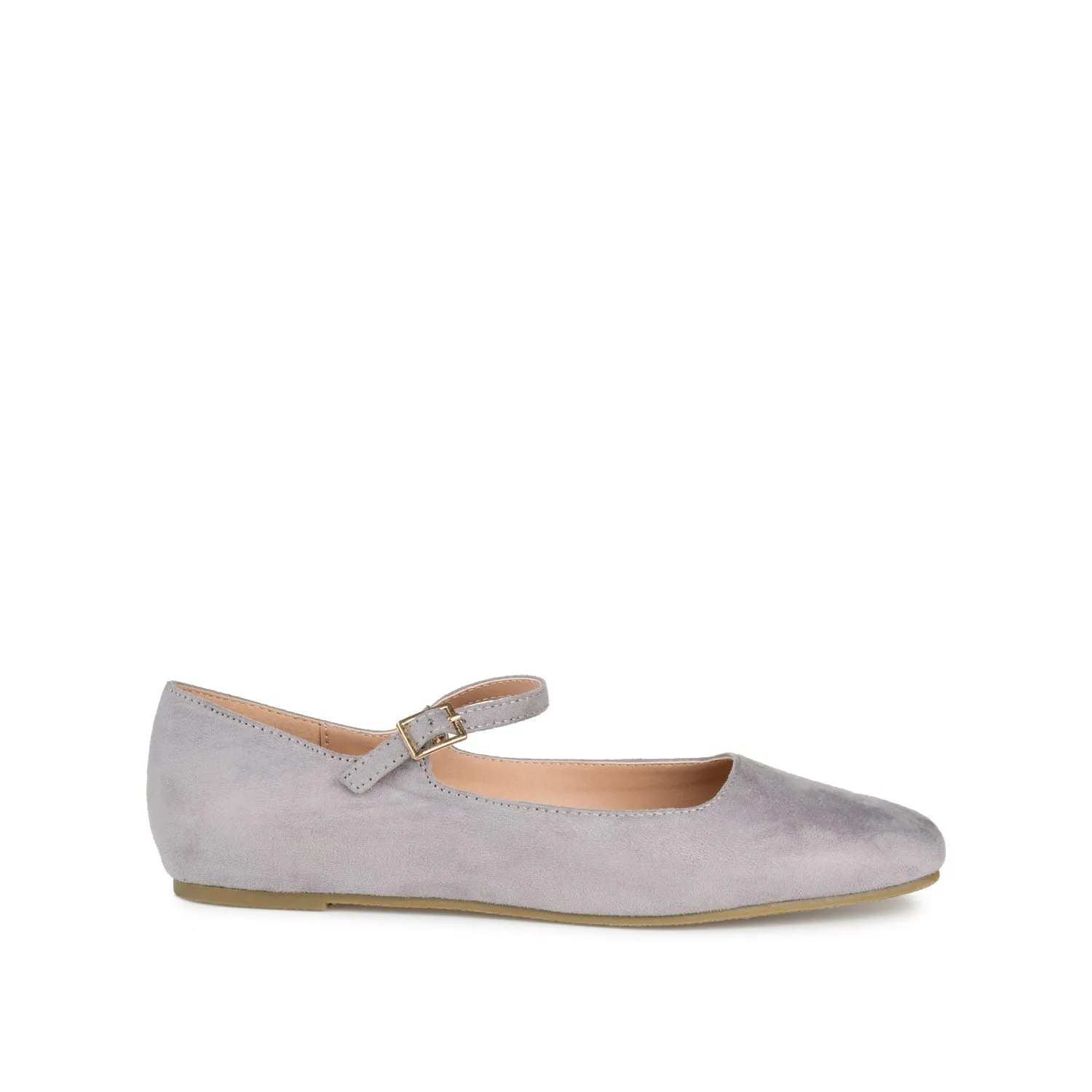 CARRIE BALLET FLATS IN FAUX SUEDE