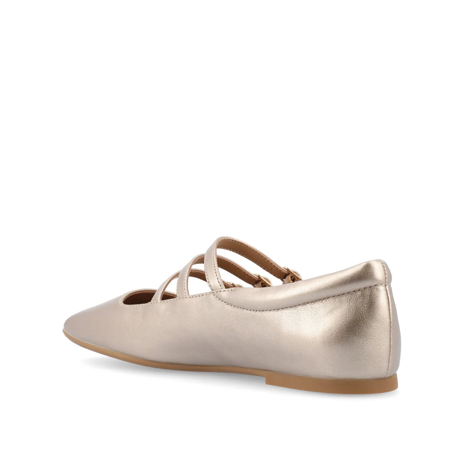 DARLIN BALLET FLATS IN FAUX LEATHER IN WIDE