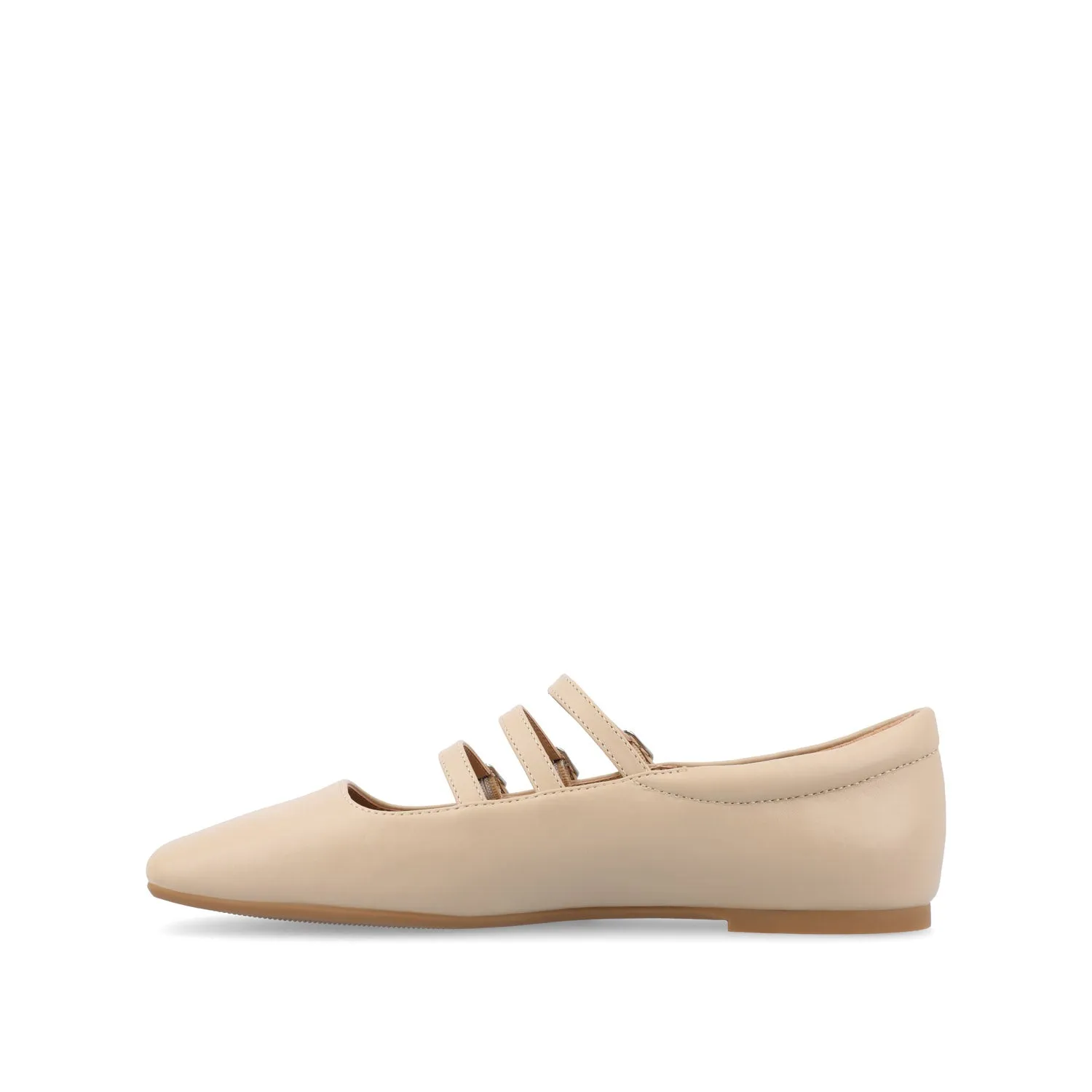 DARLIN BALLET FLATS IN FAUX LEATHER IN WIDE