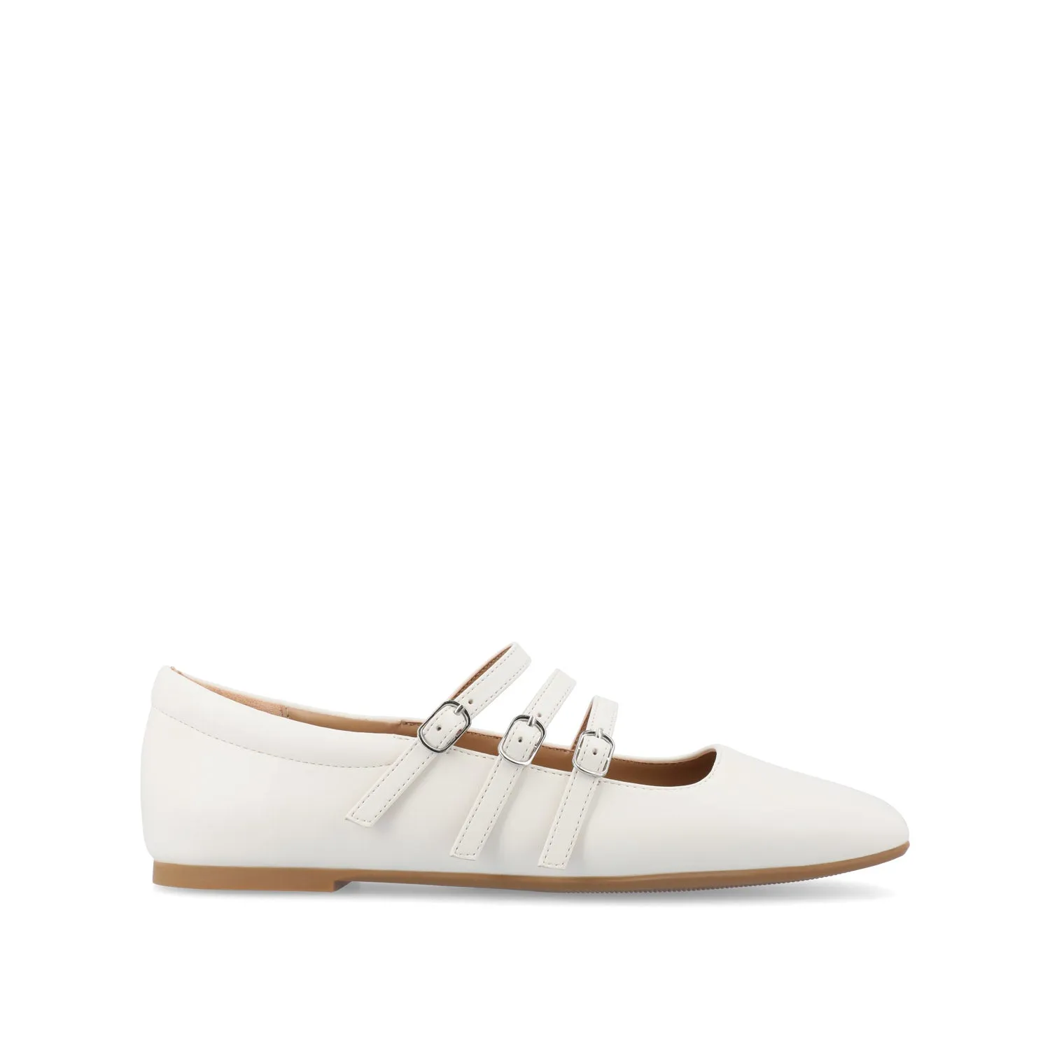 DARLIN BALLET FLATS IN FAUX LEATHER IN WIDE