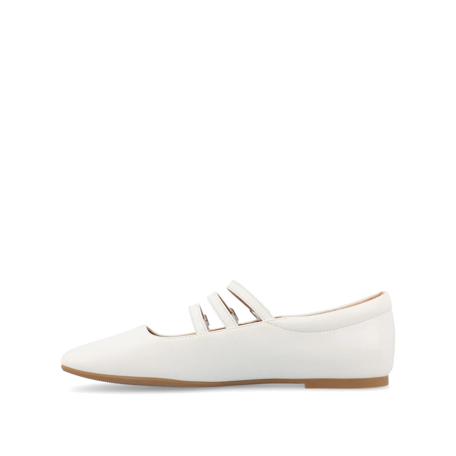 DARLIN BALLET FLATS IN FAUX LEATHER IN WIDE