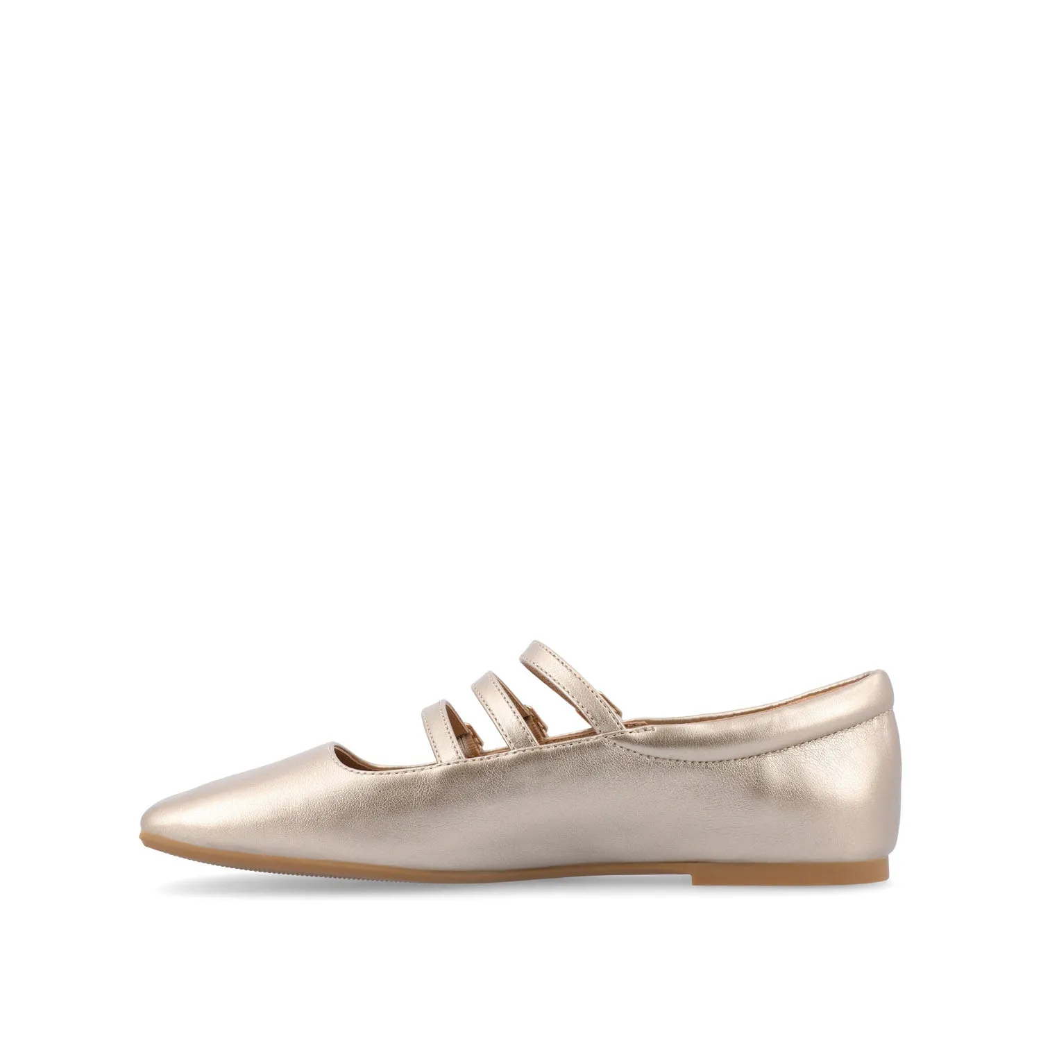 DARLIN BALLET FLATS IN FAUX LEATHER IN WIDE