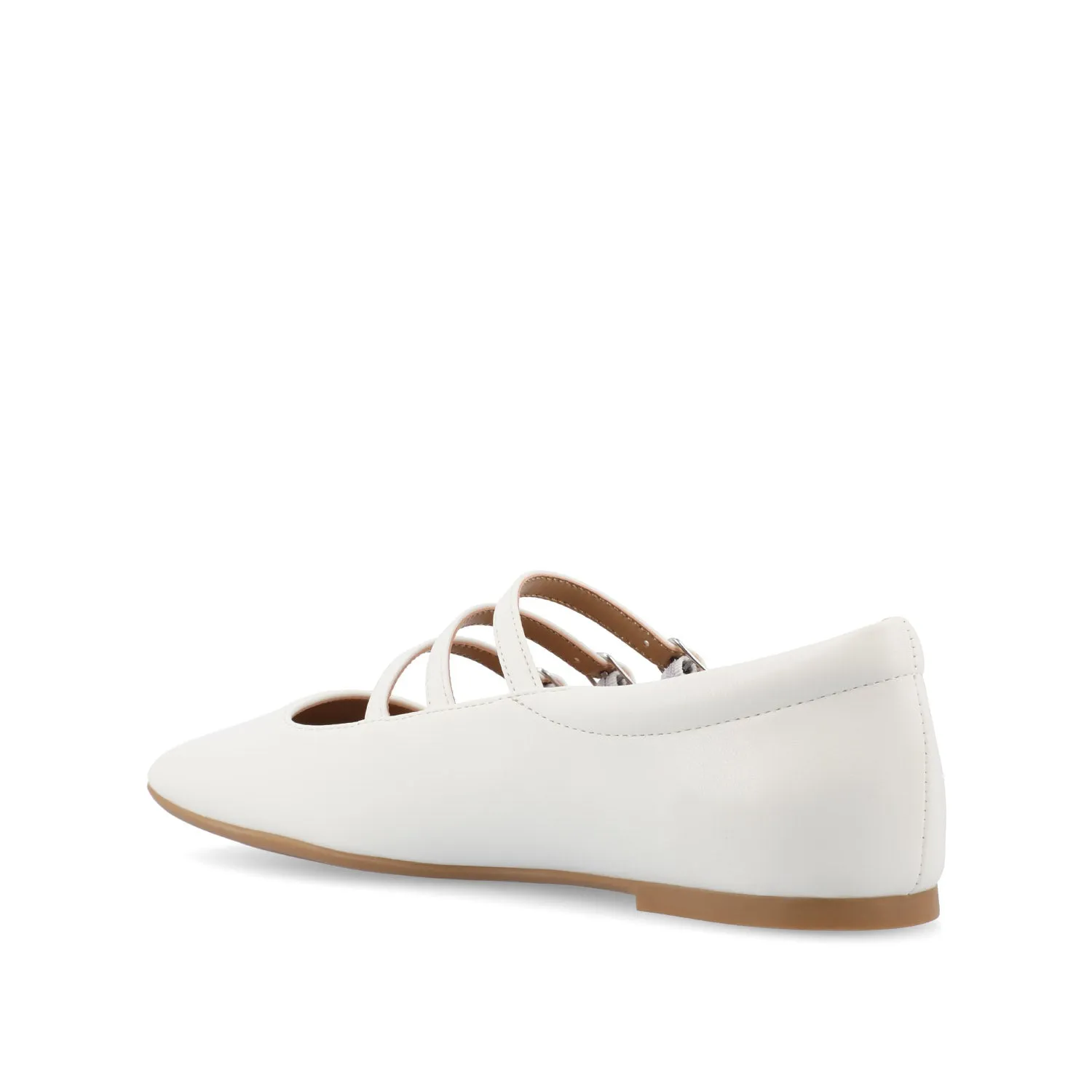 DARLIN BALLET FLATS IN FAUX LEATHER IN WIDE