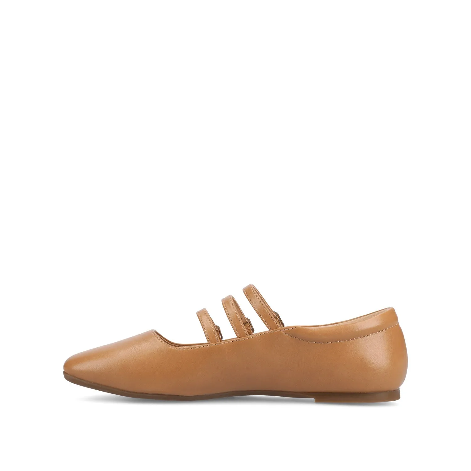 DARLIN BALLET FLATS IN STATEMENT FAUX LEATHER IN WIDE