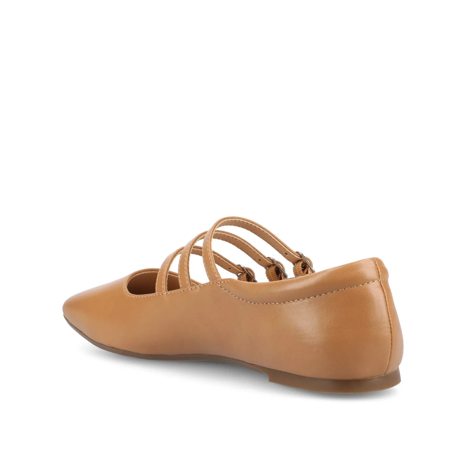 DARLIN BALLET FLATS IN STATEMENT FAUX LEATHER IN WIDE