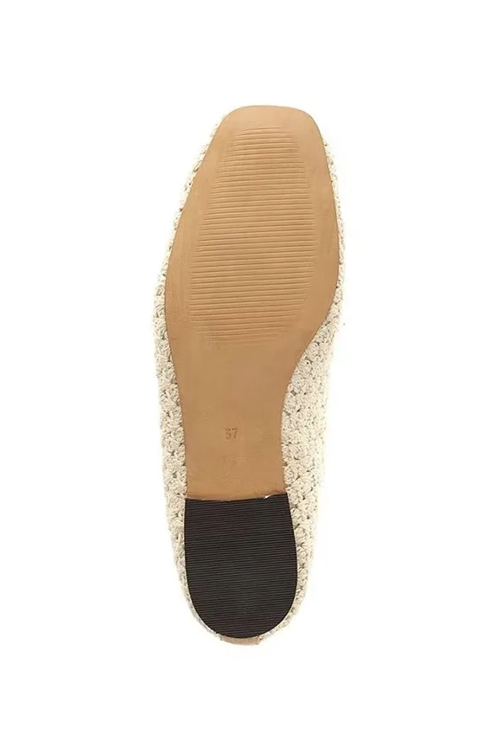 Ellie Crochet Ballet Flats