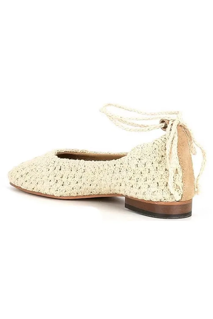 Ellie Crochet Ballet Flats