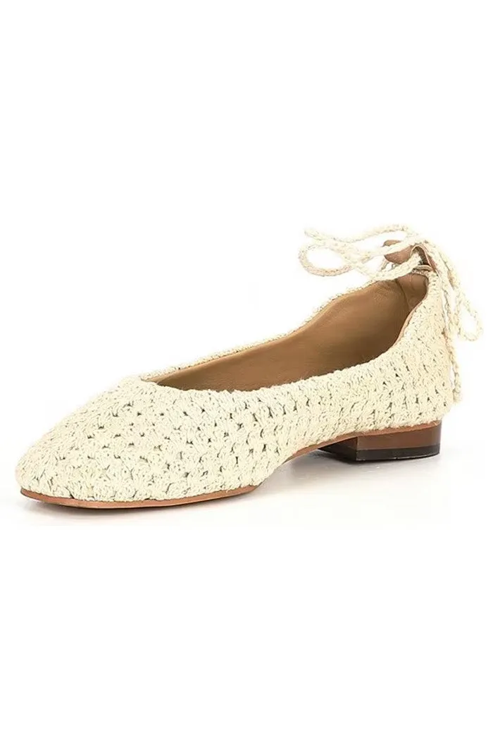 Ellie Crochet Ballet Flats