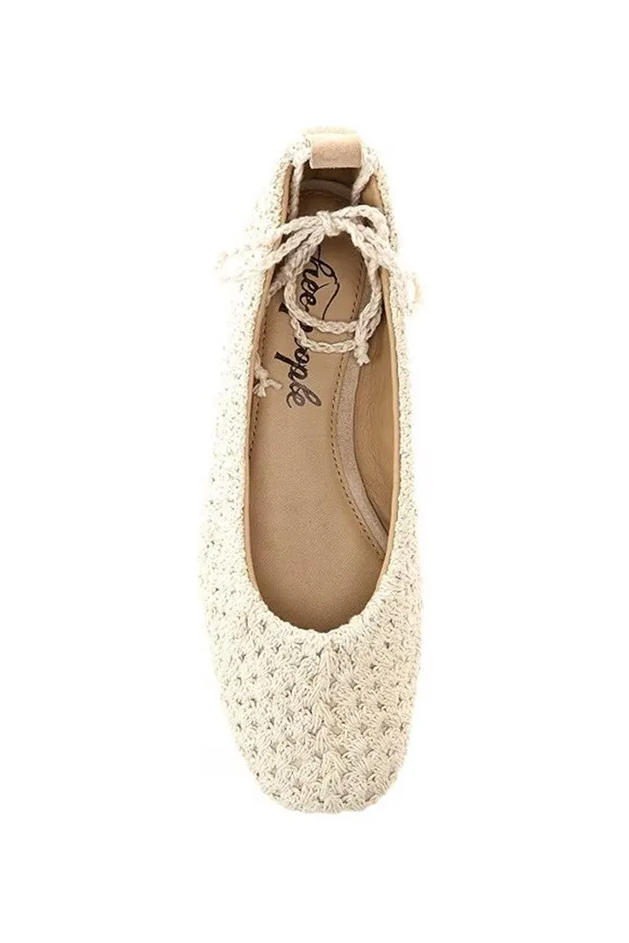 Ellie Crochet Ballet Flats