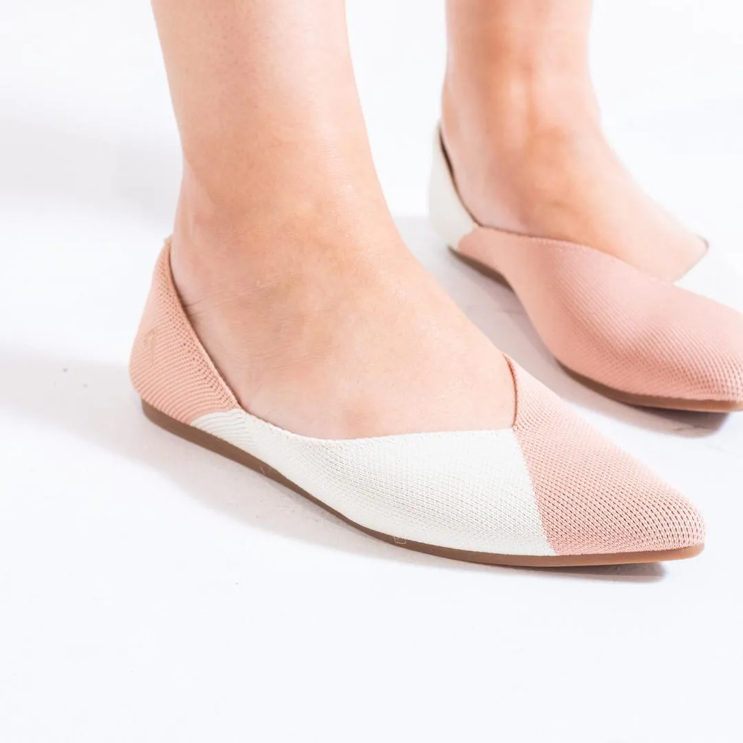 Emma Curved Pointed Toe Flats