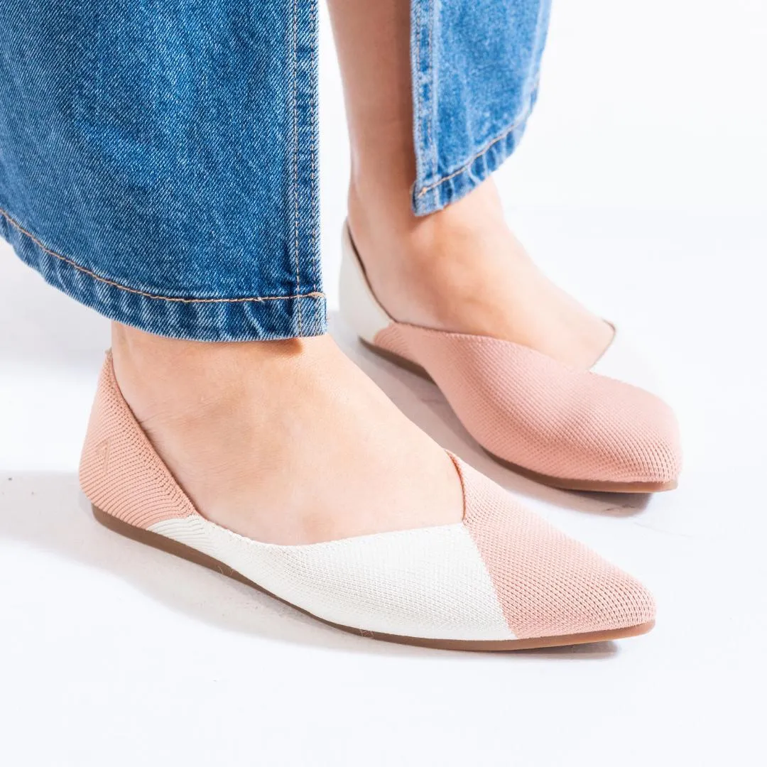 Emma Curved Pointed Toe Flats