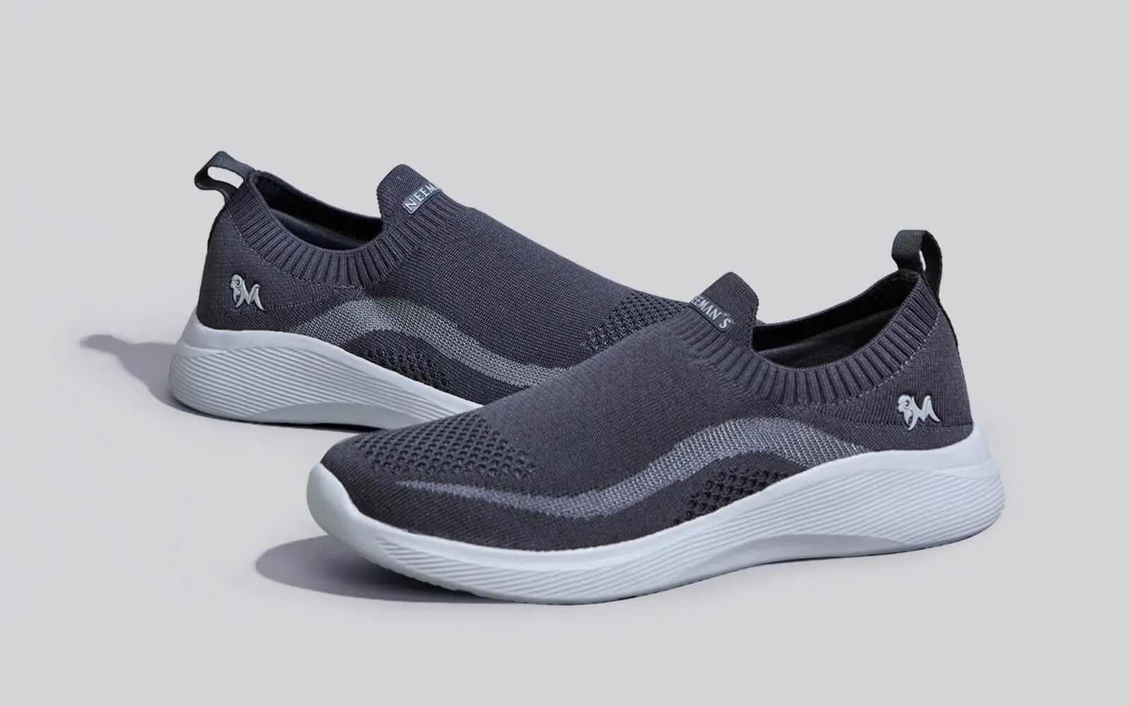 Everyday Basic Slip Ons : Dark Grey