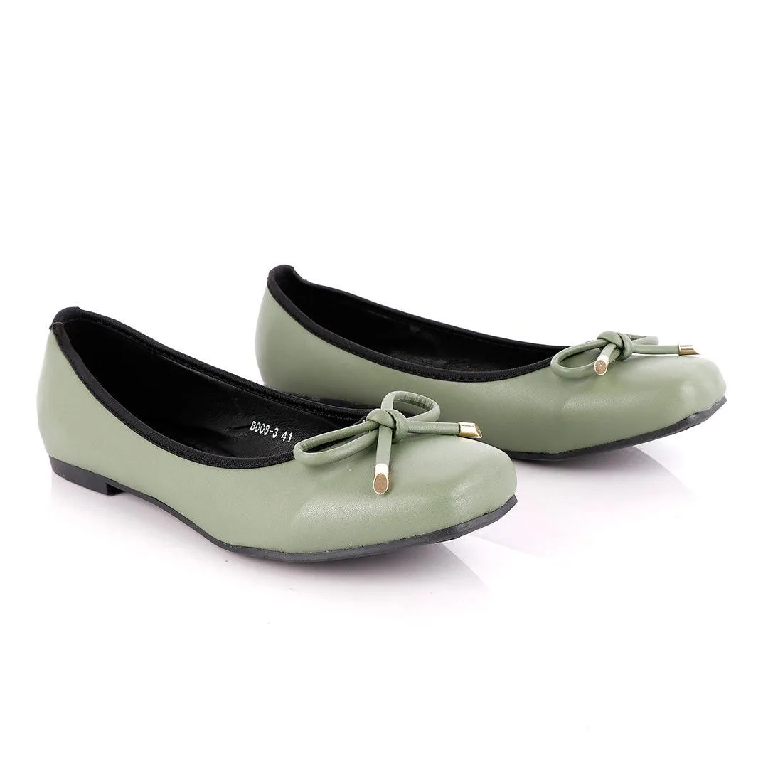 Fashionable Classic Green Women's Flat Shoe