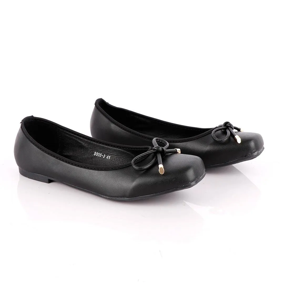 Fashionable Classic Women's Black Flat Shoe