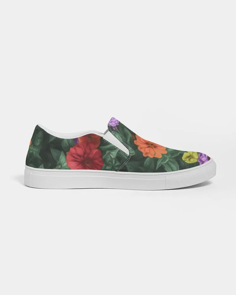 Flower Garden Gems Slip-On Canvas Shoe