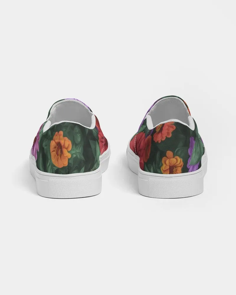 Flower Garden Gems Slip-On Canvas Shoe