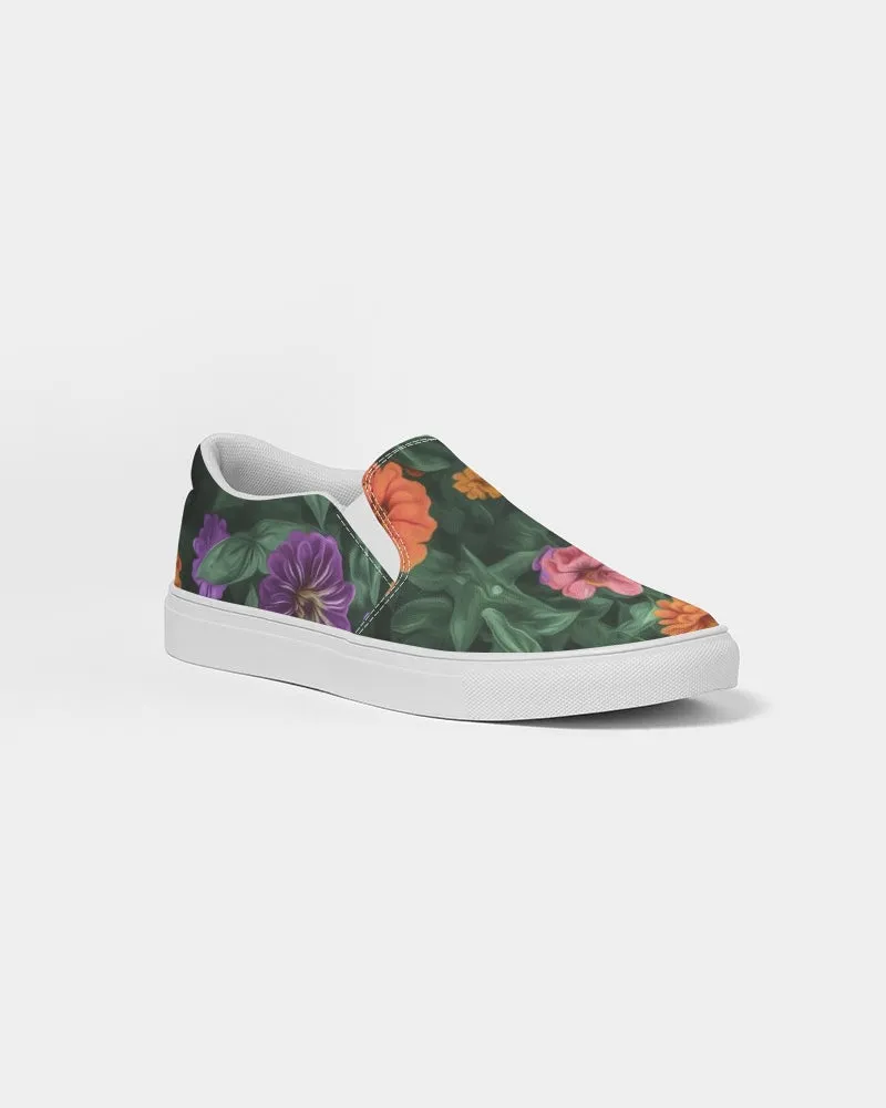 Flower Garden Gems Slip-On Canvas Shoe