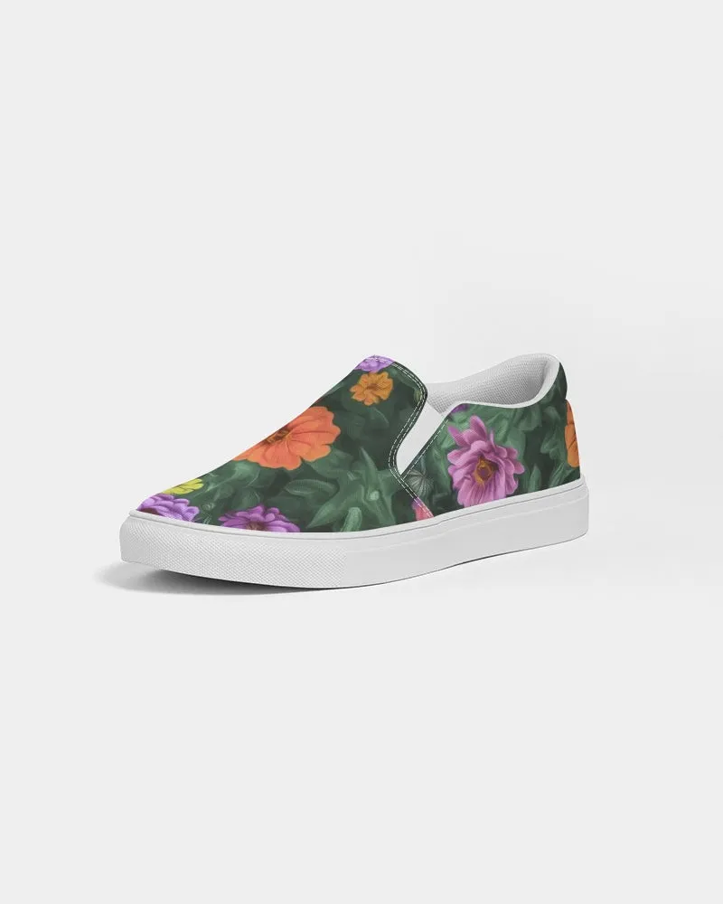 Flower Garden Gems Slip-On Canvas Shoe