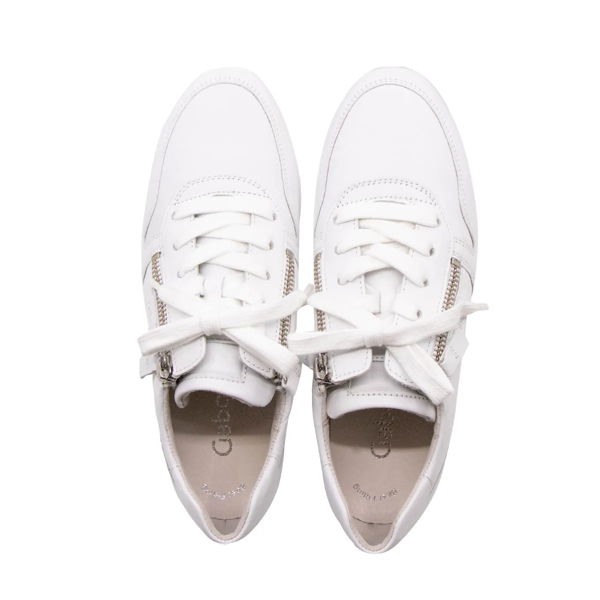 Forro White Soft Walking Sneakers