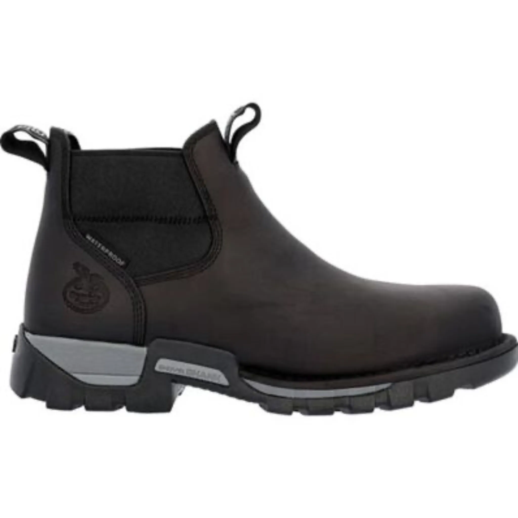 GEORGIA MEN'S BLACK EAGLE ONE STEEL TOE WATERPROOF CHELSEA BOOTS - GB00563