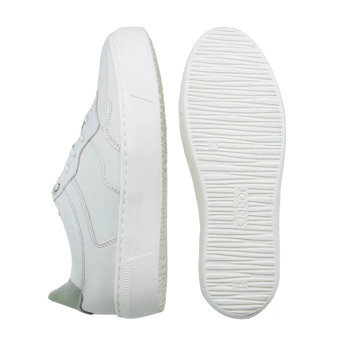 Haddy White Combi Soft Walking Sneakers