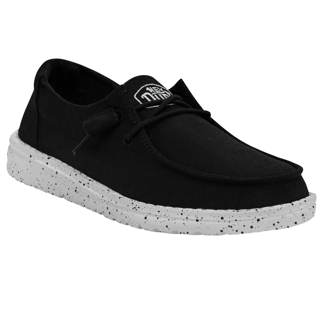 Hey Dude Wendy Slub Canvas Black