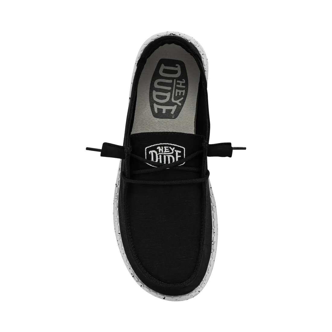 Hey Dude Wendy Slub Canvas Black