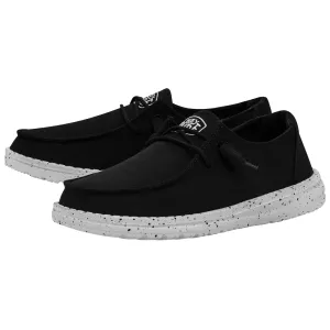 Hey Dude Wendy Slub Canvas Black