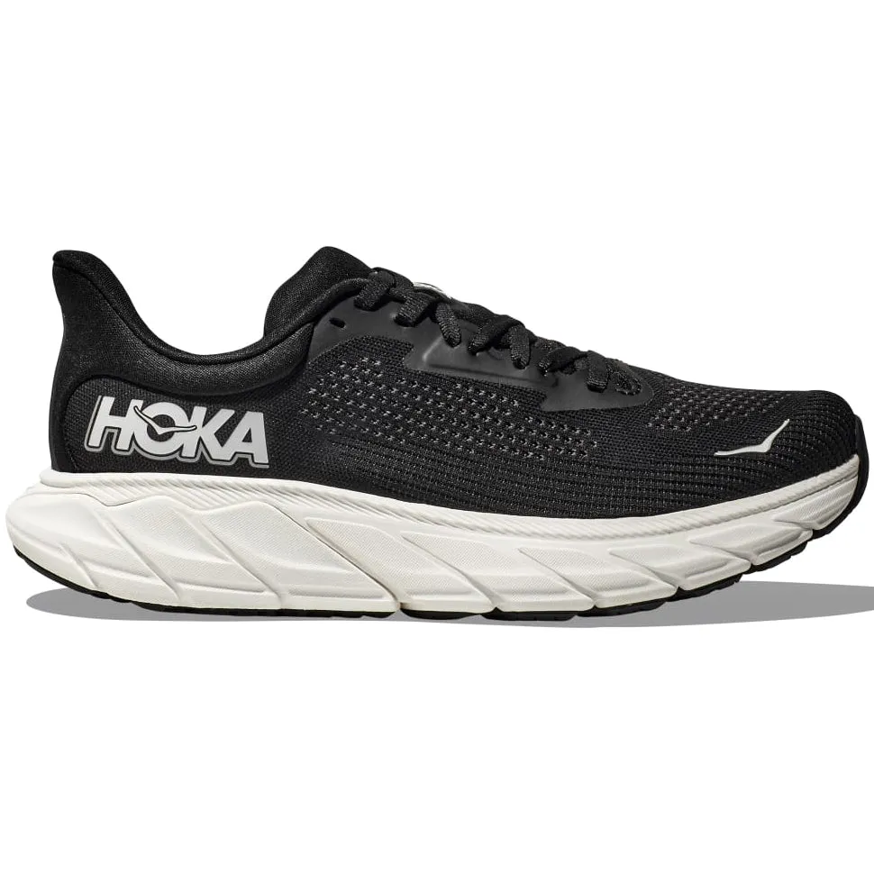 Hoka Women's Arahi 7 Running Shoes Black / White