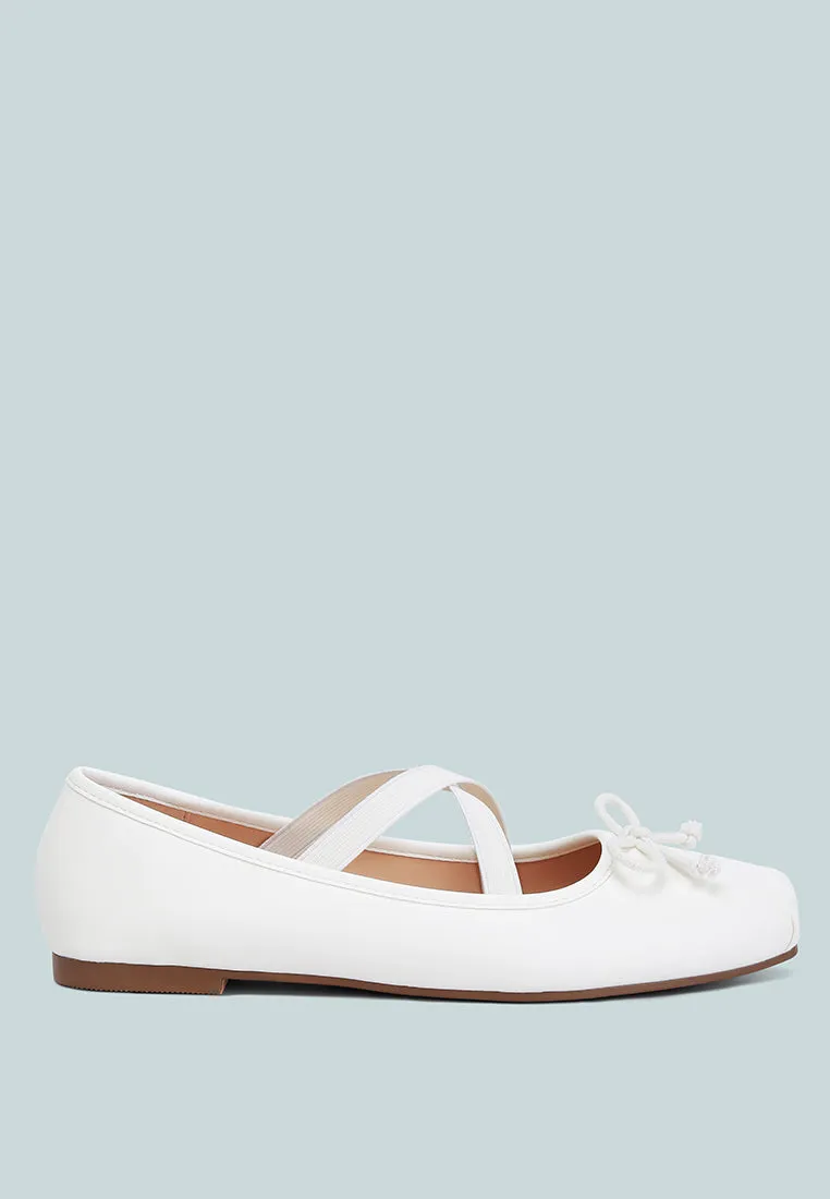 Leina Recycled Faux Leather Ballet Flats