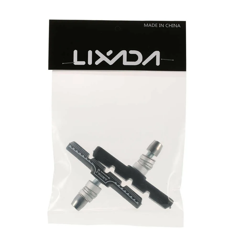 Lixada 72mm Mountain Road Bicycle Cycling Bike V-Brake Holder Shoes Rubber Pads Blocks