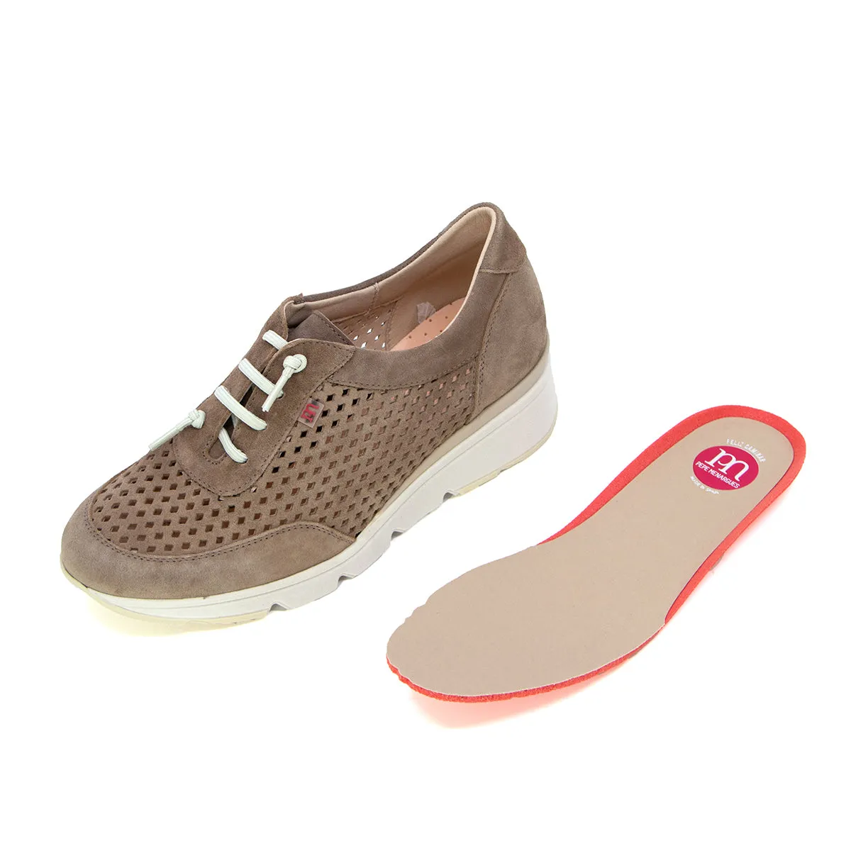 Lyda Brown  Soft Walking Sneakers