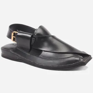 Mens "FARID" Leather Buckled Peshawari Sandals