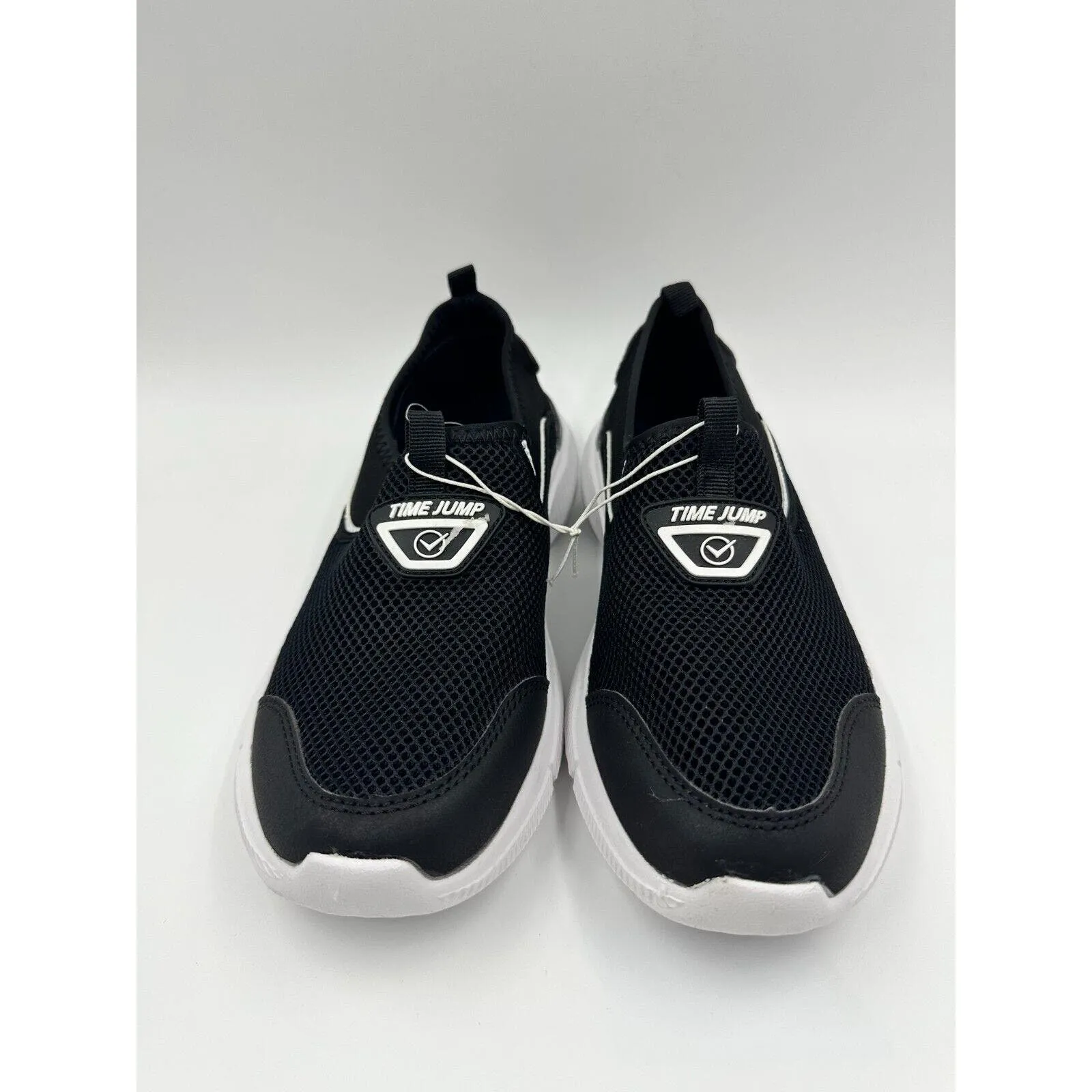 Men's Size 8, Black Slip-on Water Shoe with White Sole