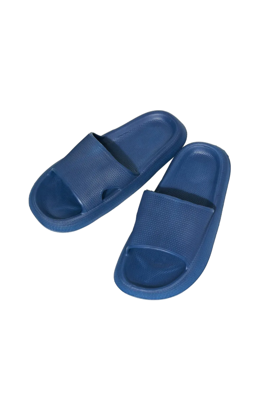 MMShoes Arms Around Me Open Toe Slide in Navy