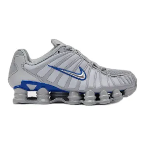 Nike Men's Shox Tl Shoes - Wolf Grey / Metallic Silver / Racer Blue