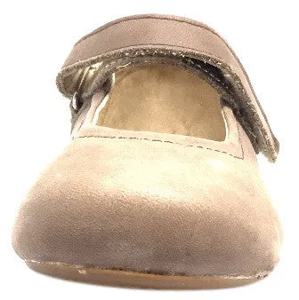 Old Soles Girl's 800 Distressed Coffee Praline Flat