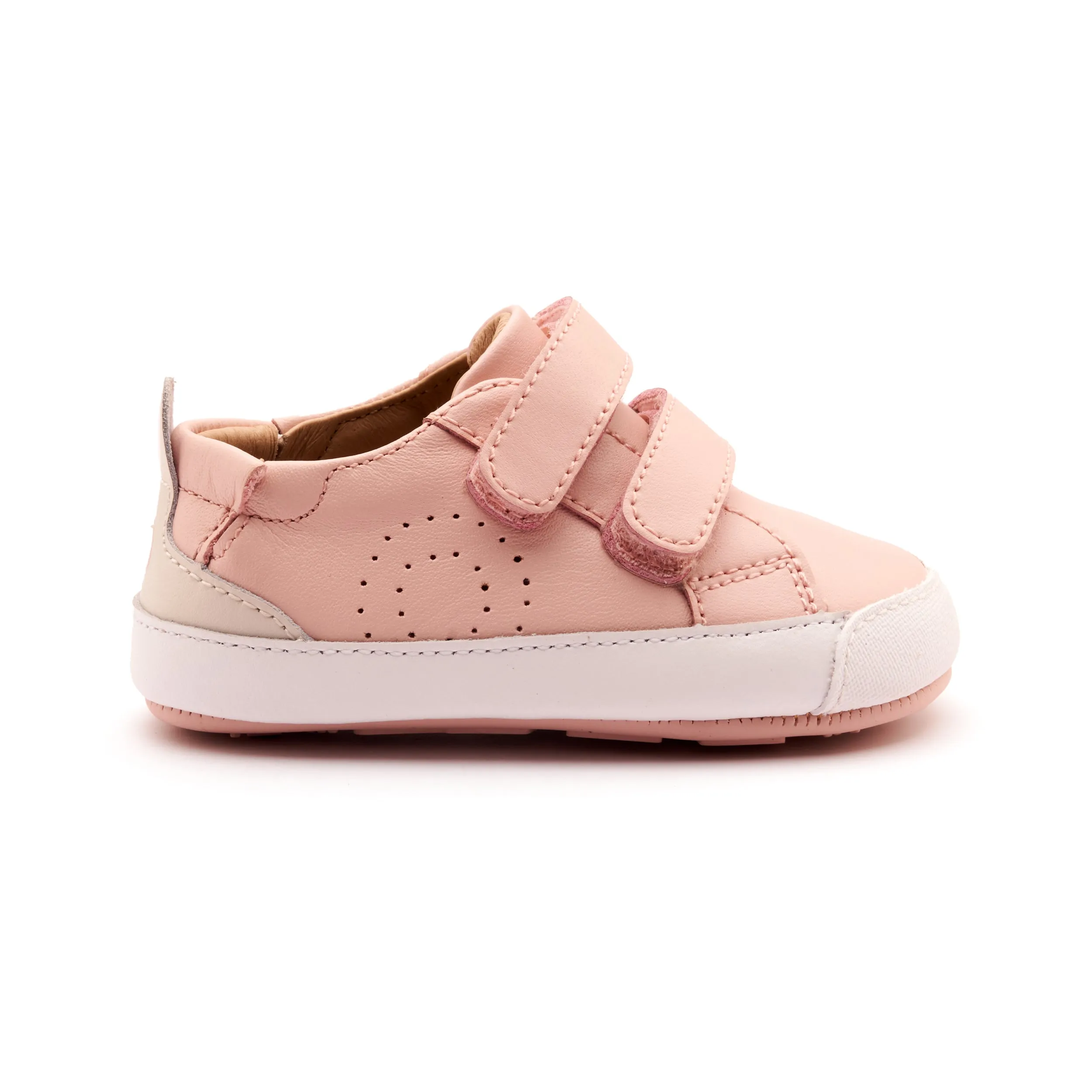 Old Soles Girl's BabyTot Casual Shoes - Powder Pink / Sporco